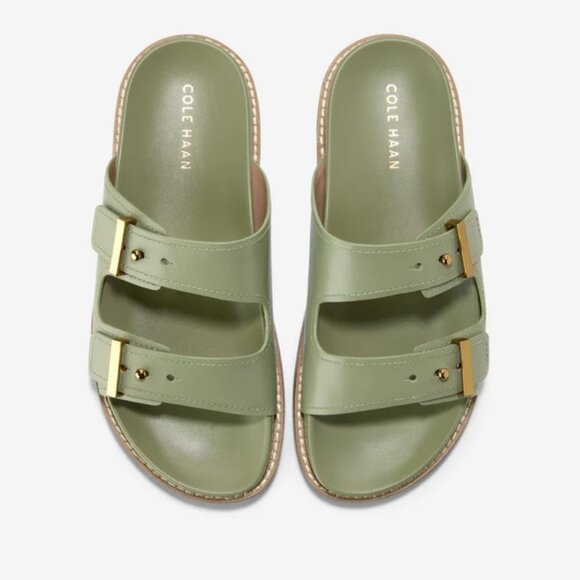 Cole Haan Women's Marisol Footbed Sandals Shoes Oil Green, Size 11 (New in Box) - Picture 13 of 15